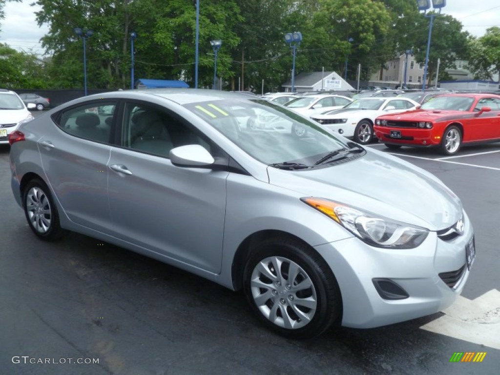 2011 Elantra GLS - Radiant Silver / Gray photo #3