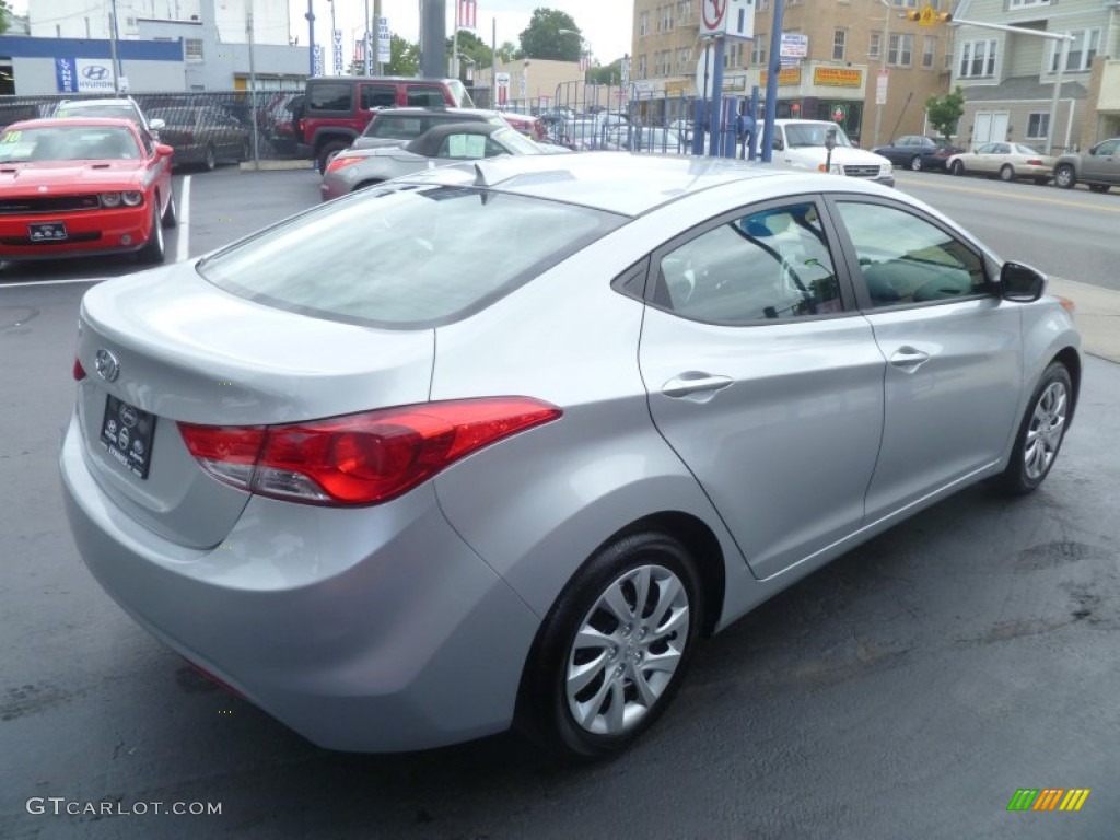 2011 Elantra GLS - Radiant Silver / Gray photo #4