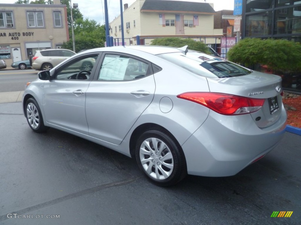 2011 Elantra GLS - Radiant Silver / Gray photo #5
