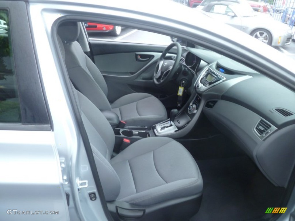2011 Elantra GLS - Radiant Silver / Gray photo #7