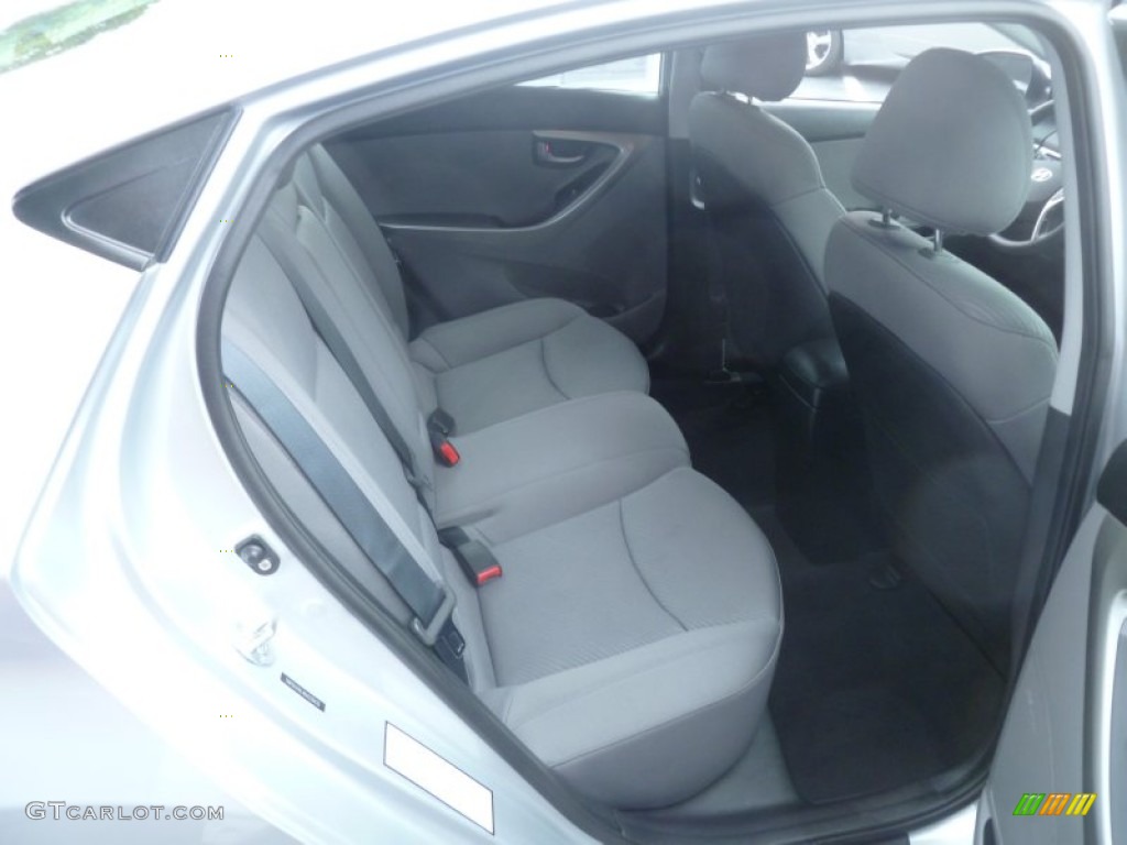 2011 Elantra GLS - Radiant Silver / Gray photo #8