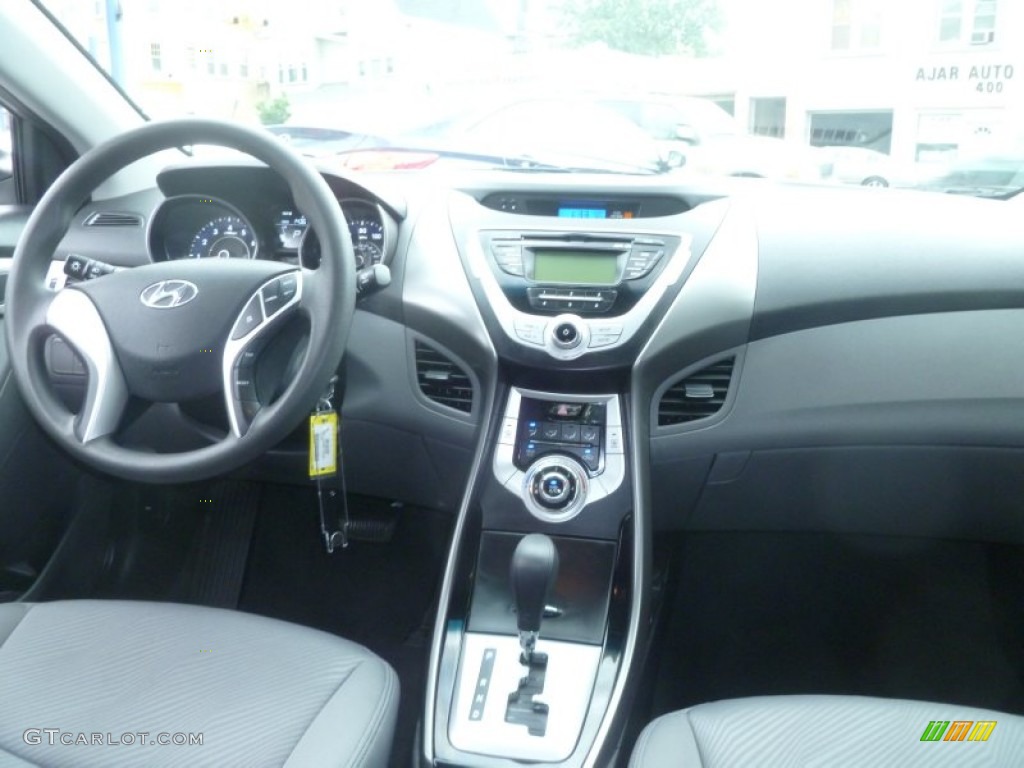 2011 Elantra GLS - Radiant Silver / Gray photo #9