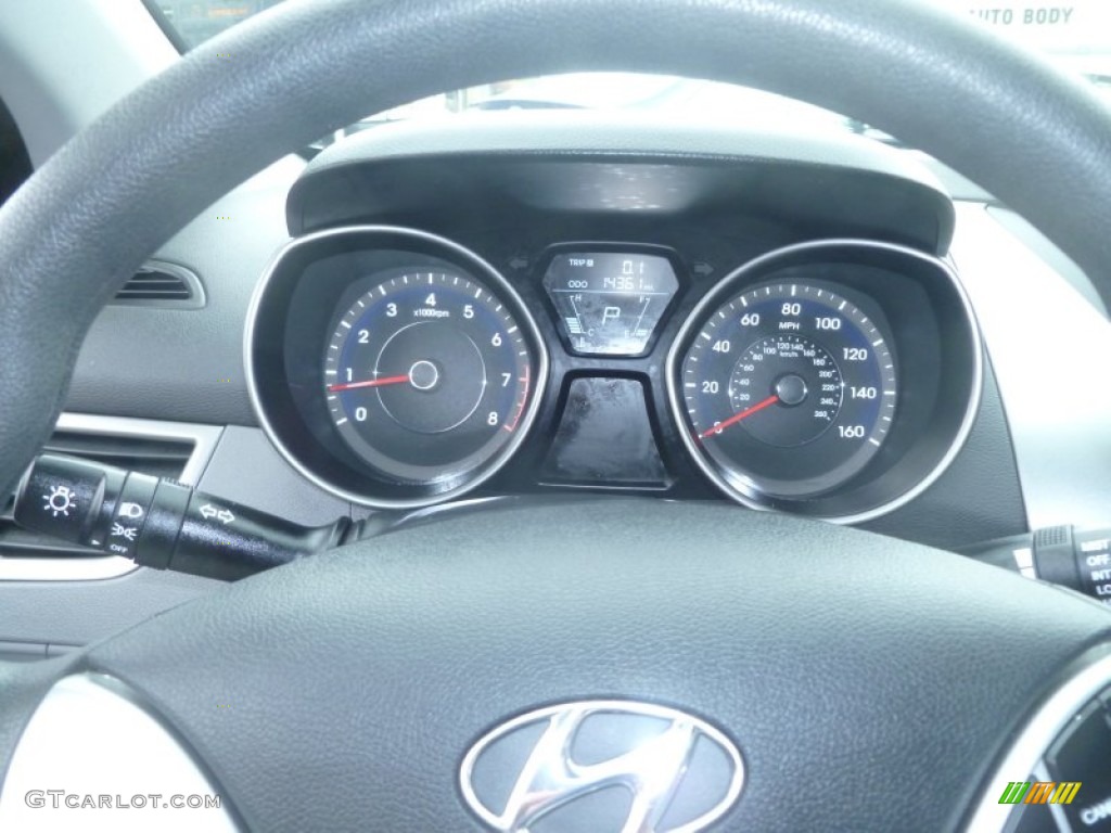 2011 Elantra GLS - Radiant Silver / Gray photo #10