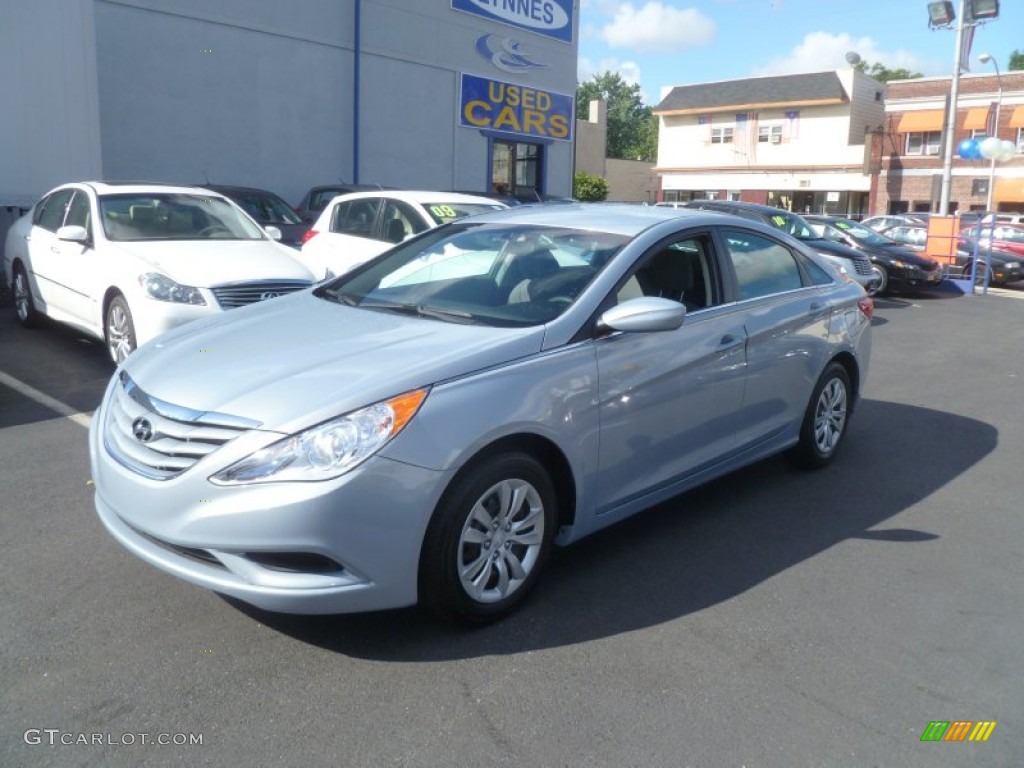 2011 Sonata GLS - Iridescent Silver Blue Metallic / Black photo #1