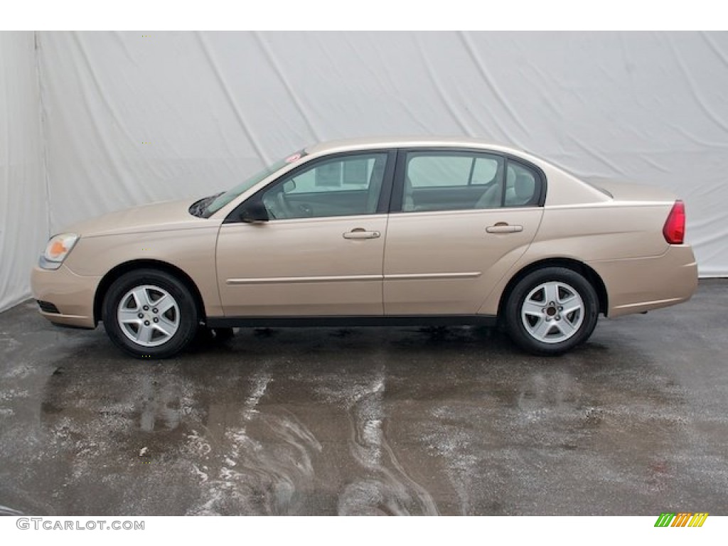 2005 Malibu LS V6 Sedan - Light Driftwood Metallic / Neutral Beige photo #8