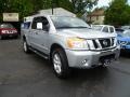 Radiant Silver 2009 Nissan Titan LE Crew Cab 4x4