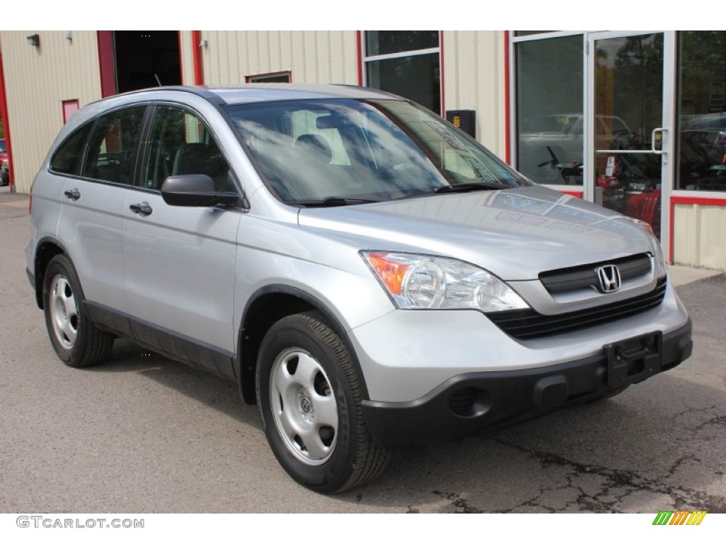 2009 CR-V LX 4WD - Alabaster Silver Metallic / Gray photo #15