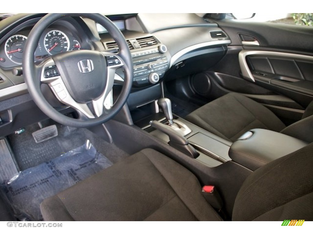 Black Interior 2011 Honda Accord EX Coupe Photo #66184475