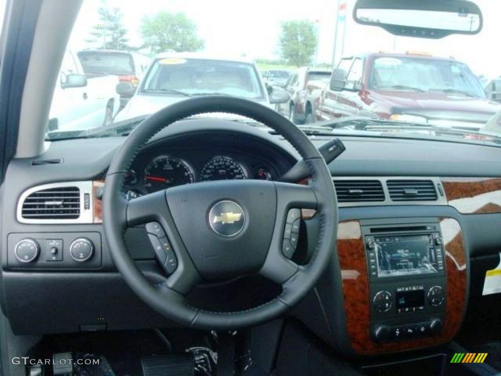 2008 Silverado 1500 LTZ Extended Cab 4x4 - Blue Granite Metallic / Ebony photo #21