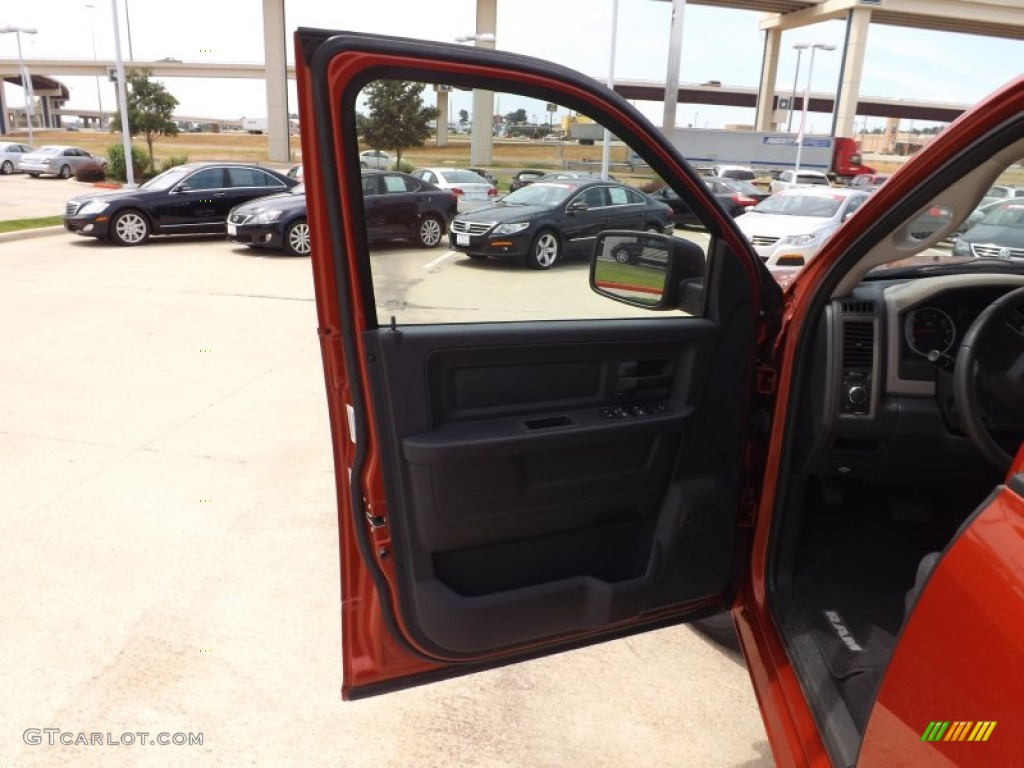 2009 Ram 1500 ST Quad Cab - Sunburst Orange Pearl / Dark Slate/Medium Graystone photo #22