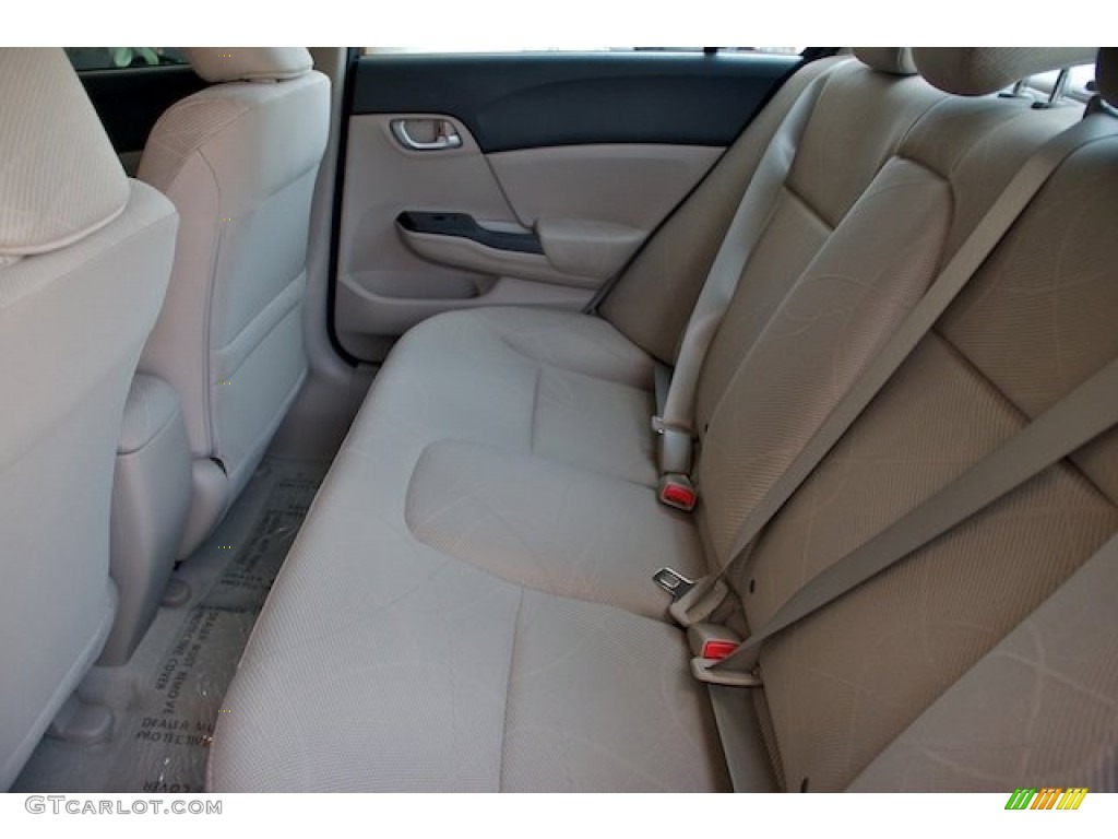 Beige Interior 2012 Honda Civic LX Sedan Photo #66184859