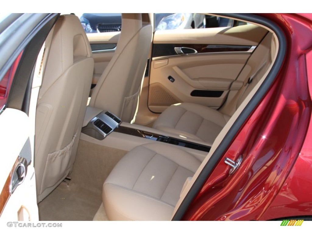 Luxor Beige Interior 2012 Porsche Panamera 4S Photo #66186974