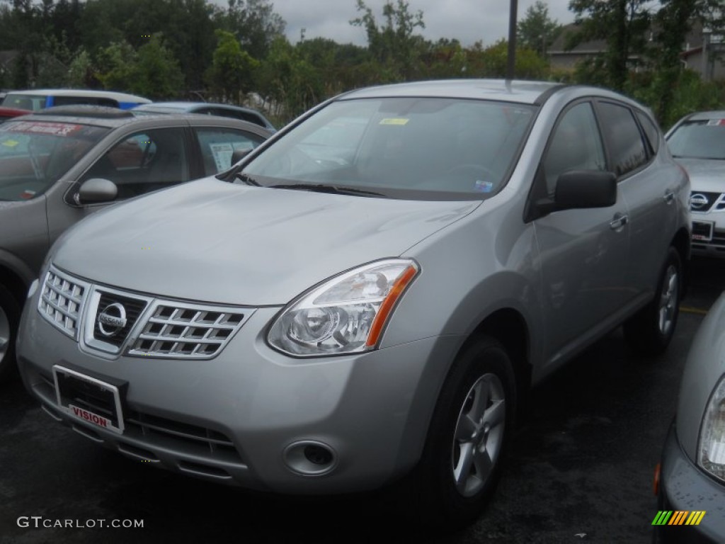 2010 Rogue S AWD 360 Value Package - Silver Ice / Black photo #1