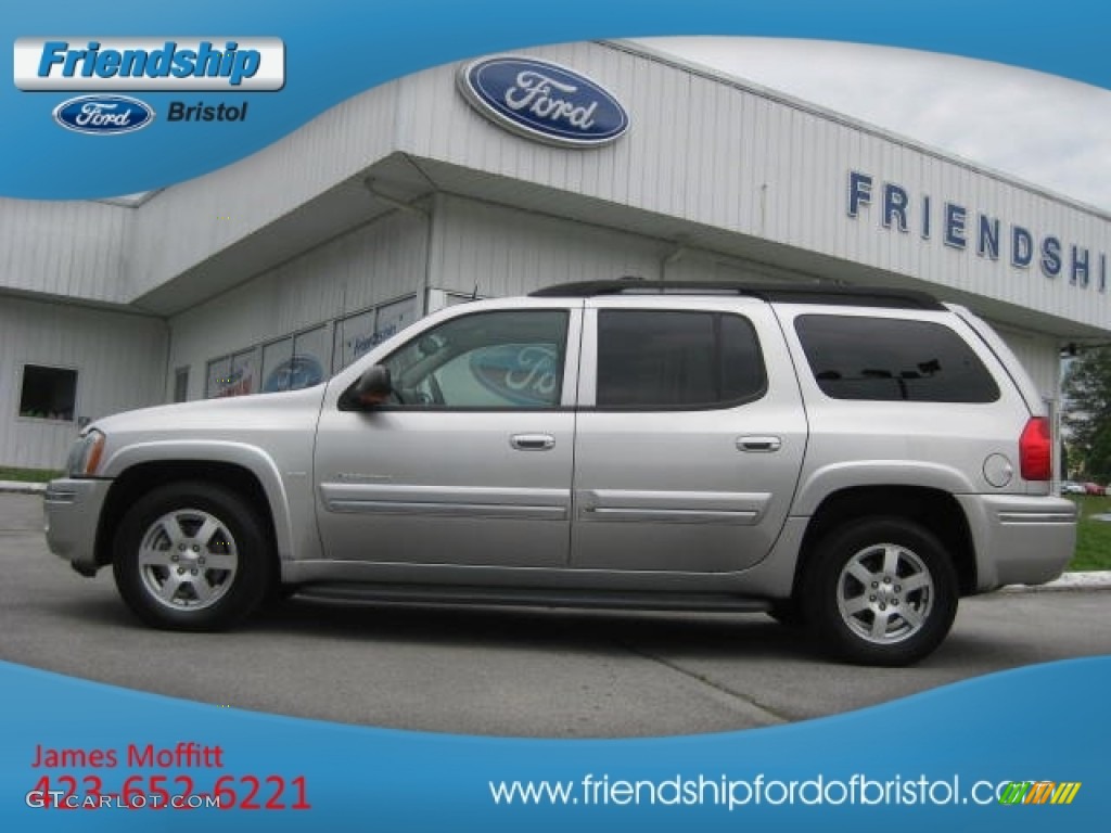 2005 Ascender S 4x4 - Mineral Silver Metallic / Dark Gray/Light Gray photo #1