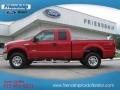 2007 Red Clearcoat Ford F250 Super Duty XLT SuperCab 4x4  photo #1