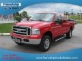 2007 Red Clearcoat Ford F250 Super Duty XLT SuperCab 4x4  photo #4