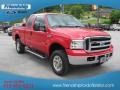 2007 Red Clearcoat Ford F250 Super Duty XLT SuperCab 4x4  photo #6
