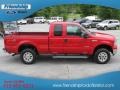 2007 Red Clearcoat Ford F250 Super Duty XLT SuperCab 4x4  photo #7