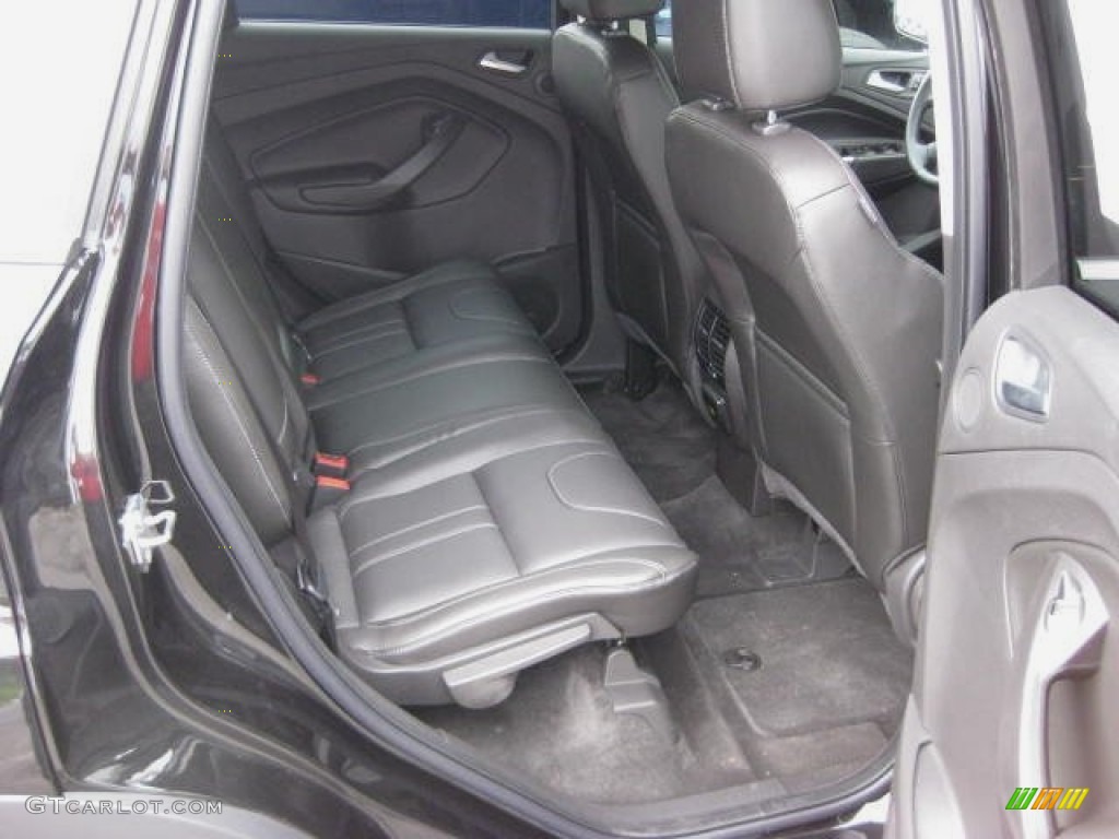 Charcoal Black Interior 2013 Ford Escape Titanium 2.0L EcoBoost 4WD Photo #66190031