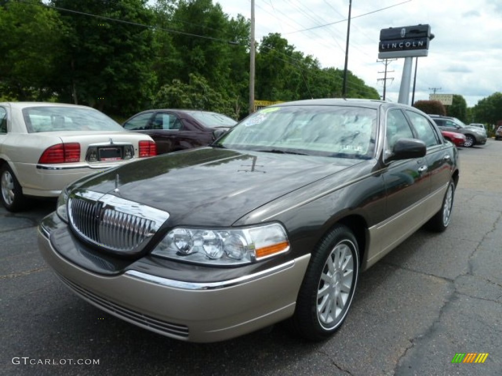 2007 Town Car Signature - Charcoal Beige Metallic / Light Camel photo #1