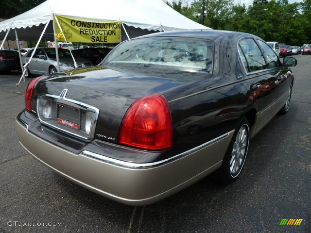 2007 Town Car Signature - Charcoal Beige Metallic / Light Camel photo #4