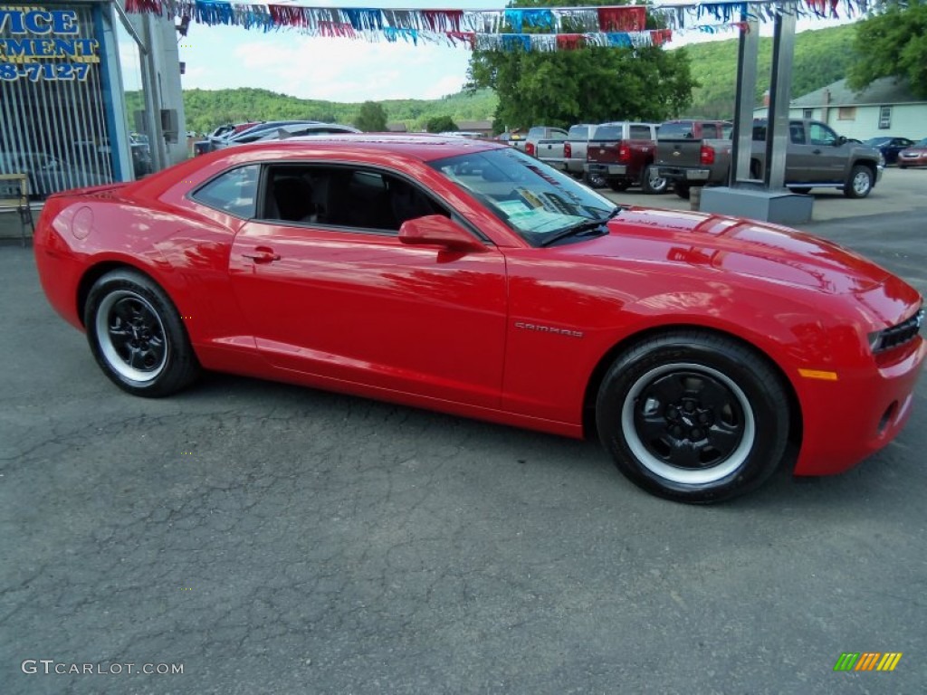 2012 Camaro LS Coupe - Victory Red / Black photo #27