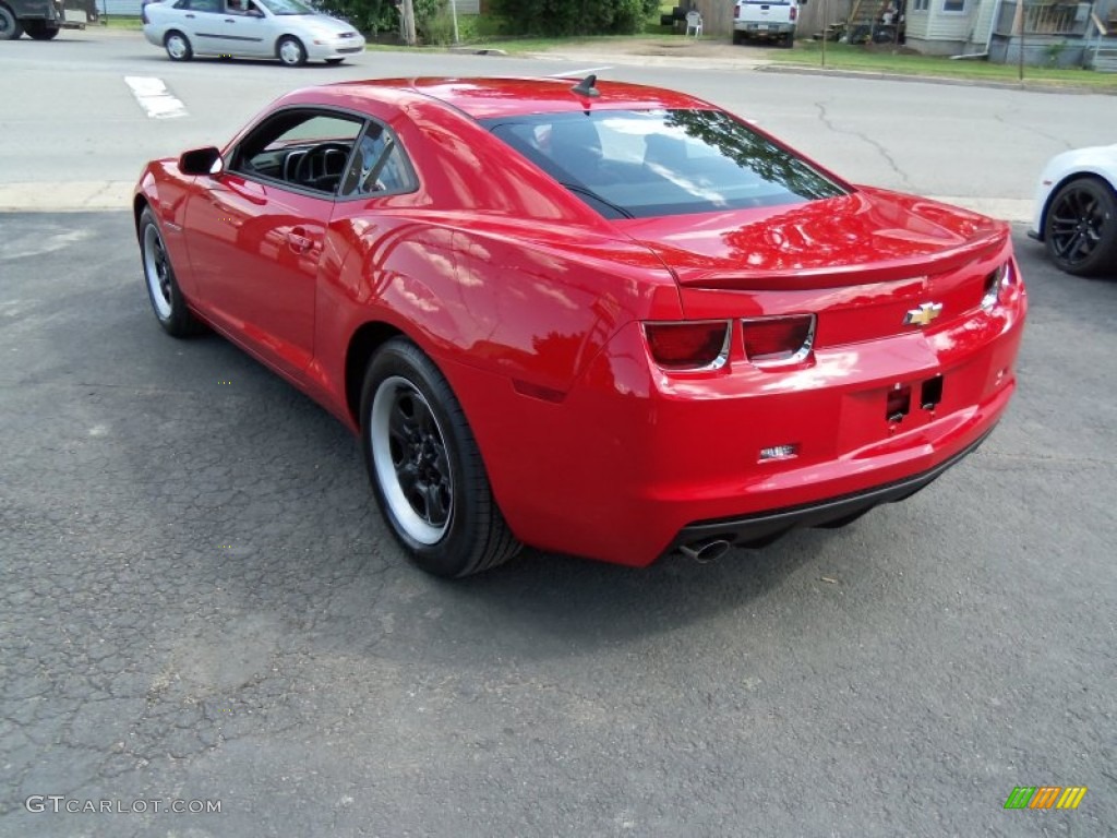 2012 Camaro LS Coupe - Victory Red / Black photo #32