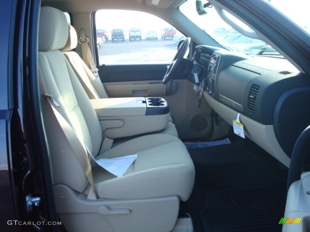 2008 Silverado 2500HD LT Crew Cab 4x4 - Dark Cherry Metallic / Ebony Black/Light Cashmere photo #17