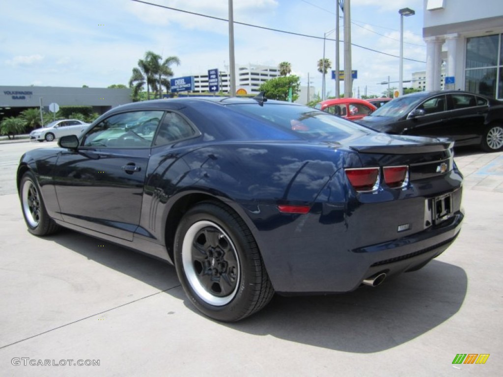 2012 Camaro LS Coupe - Imperial Blue Metallic / Black photo #16