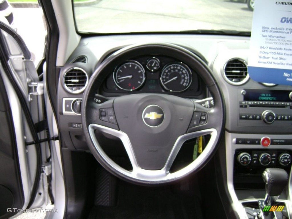 2012 Chevrolet Captiva Sport LT Black Steering Wheel Photo #66192108