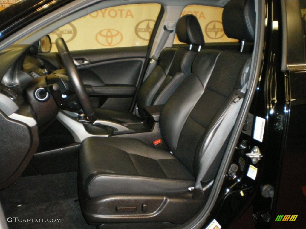 2010 TSX V6 Sedan - Crystal Black Pearl / Ebony photo #14