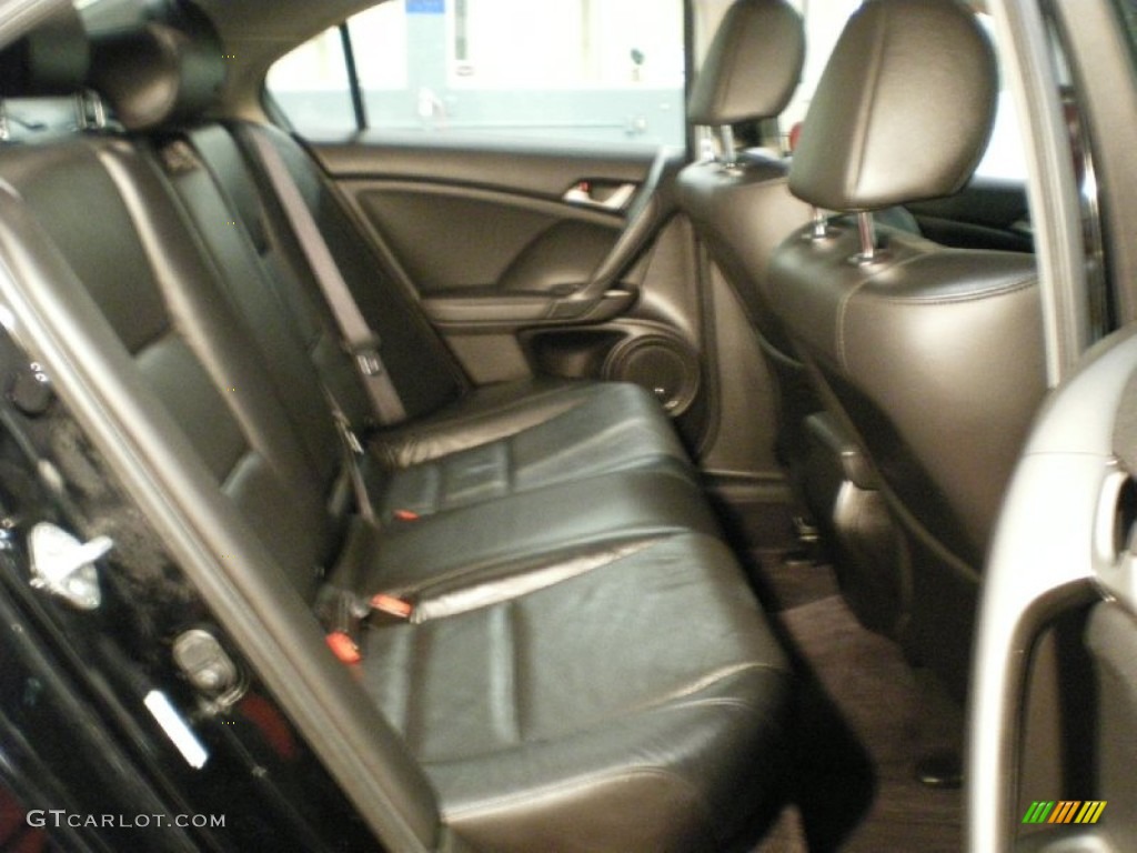 2010 TSX V6 Sedan - Crystal Black Pearl / Ebony photo #26