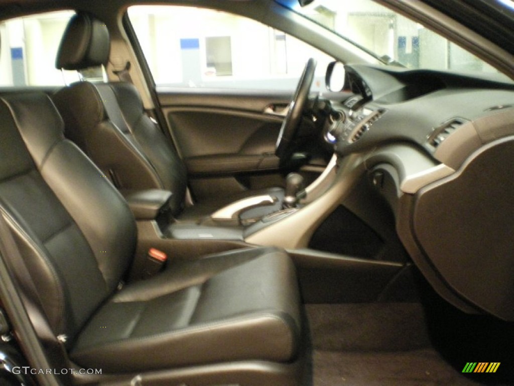2010 TSX V6 Sedan - Crystal Black Pearl / Ebony photo #28