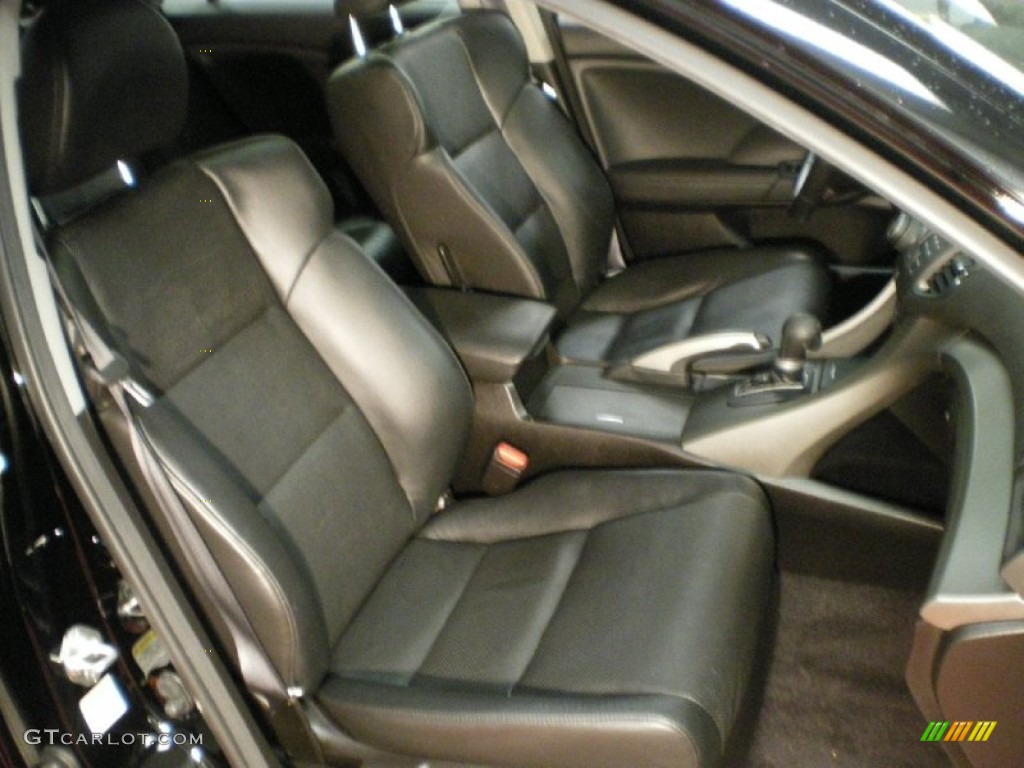 2010 TSX V6 Sedan - Crystal Black Pearl / Ebony photo #30