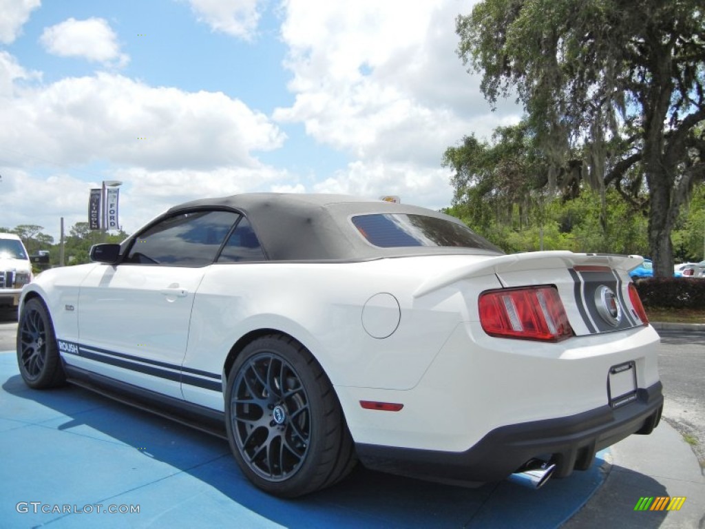 2011 Mustang Roush Sport Convertible - Performance White / Charcoal Black photo #3