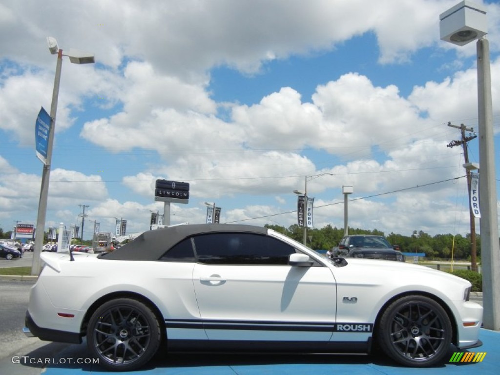 2011 Mustang Roush Sport Convertible - Performance White / Charcoal Black photo #6