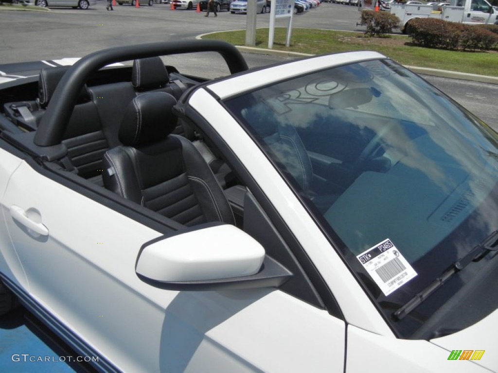 2011 Mustang Roush Sport Convertible - Performance White / Charcoal Black photo #13