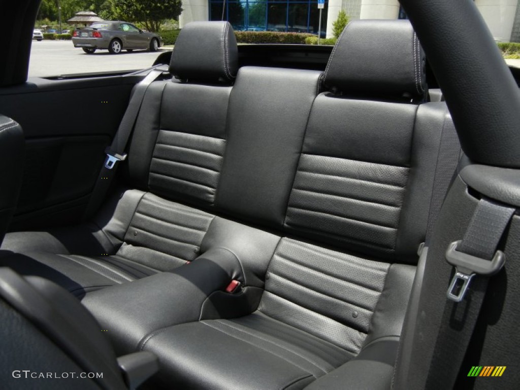 2011 Ford Mustang Roush Sport Convertible Rear Seat Photo #66193110