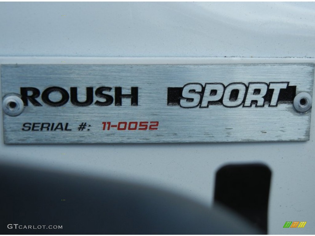 2011 Mustang Roush Sport Convertible - Performance White / Charcoal Black photo #33