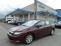 Crimson Pearl - Civic LX Sedan Photo No. 1