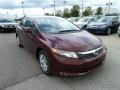 Crimson Pearl - Civic LX Sedan Photo No. 7