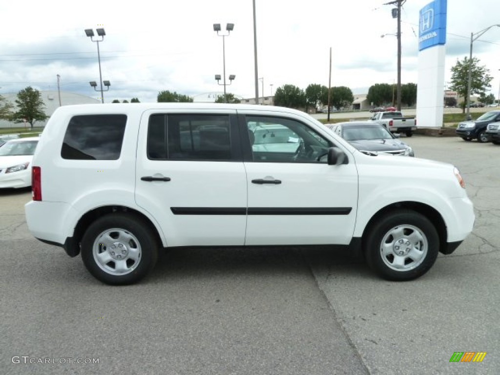 Taffeta White 2012 Honda Pilot LX 4WD Exterior Photo #66193906
