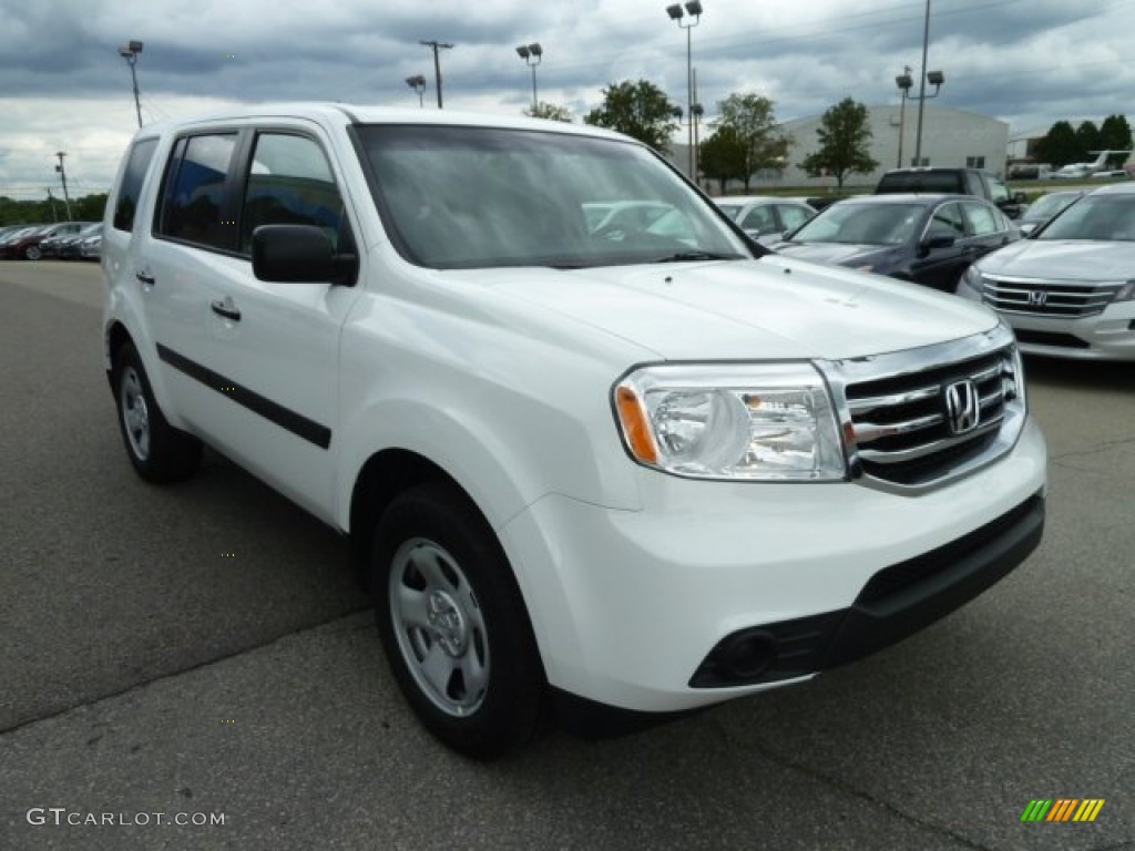 Taffeta White 2012 Honda Pilot LX 4WD Exterior Photo #66193909