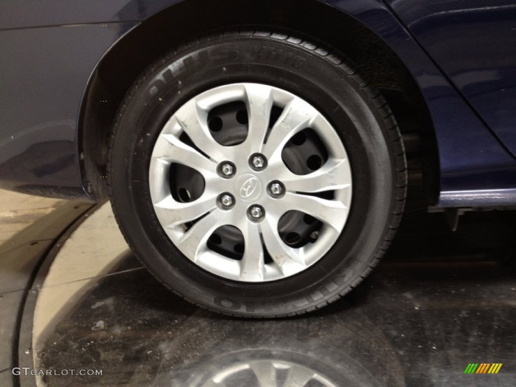 2010 Elantra GLS - Regatta Blue / Beige photo #4