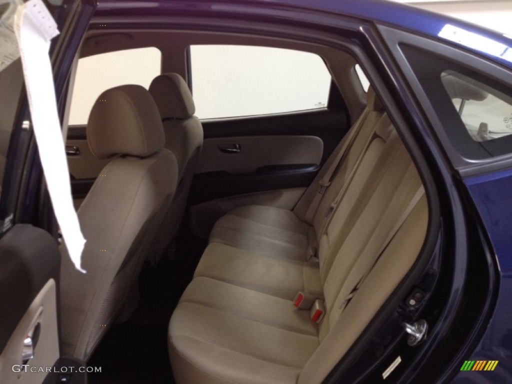 2010 Elantra GLS - Regatta Blue / Beige photo #7
