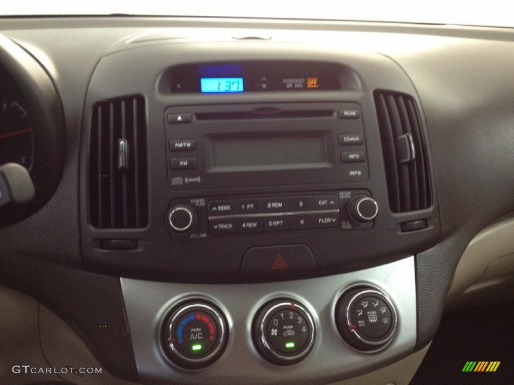 2010 Elantra GLS - Regatta Blue / Beige photo #16