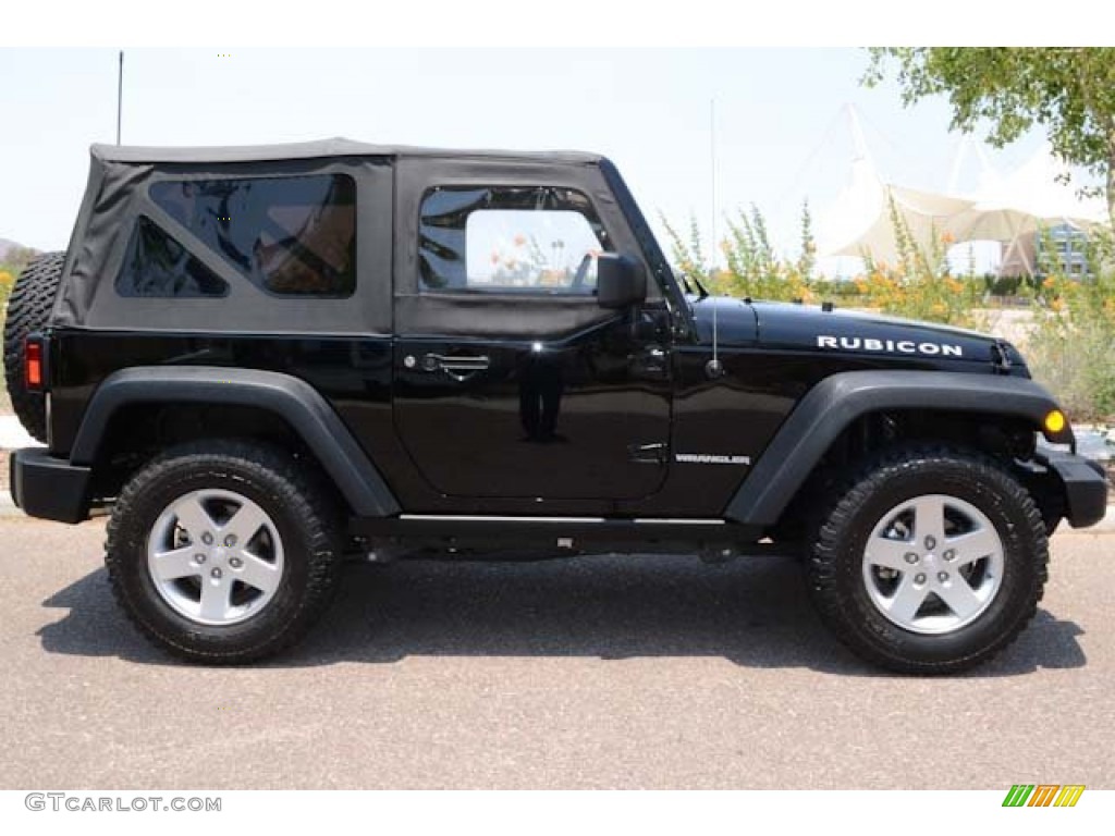 2011 Wrangler Rubicon 4x4 - Black / Black photo #11