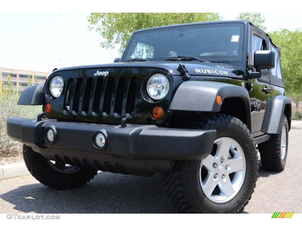 2011 Wrangler Rubicon 4x4 - Black / Black photo #15