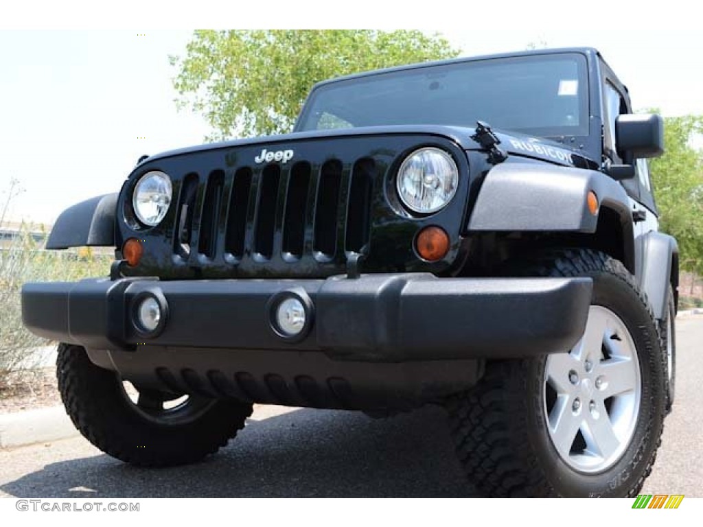 2011 Wrangler Rubicon 4x4 - Black / Black photo #19