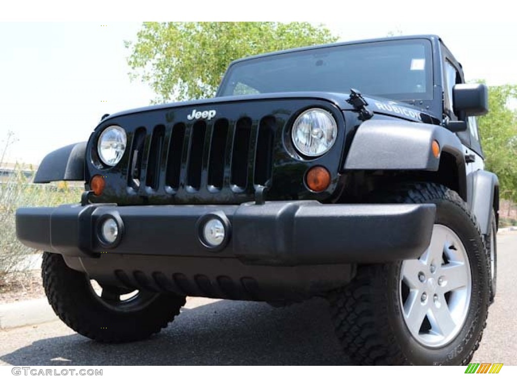 2011 Wrangler Rubicon 4x4 - Black / Black photo #48